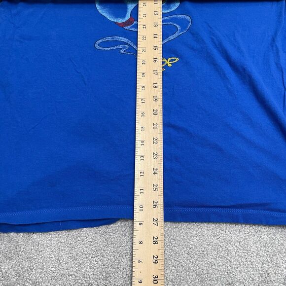 Disney Aladdin Graphic T-Shirt Mens XL Blue Crew Neck Short Sleeve Cotton Tee - Picture 6 of 8